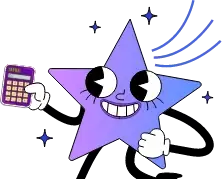 banner star cartoon character